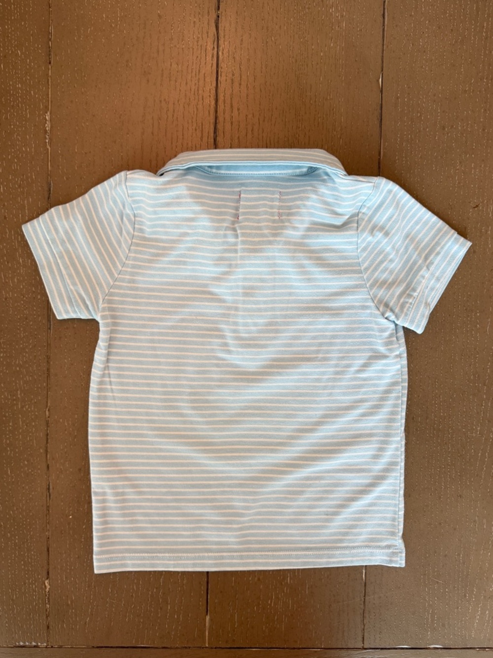 Me & Henry London Boys’ Preppy Short-Sleeve Blue Striped Polo Shirt • Size 2/3Y - Picture 8 of 12